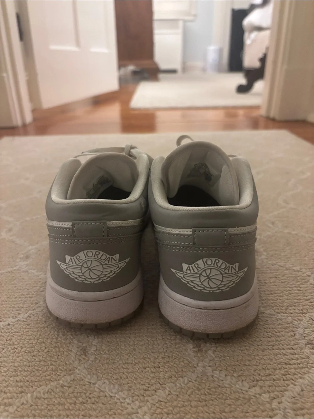 Gray Nike Women’s Air Jordans - Picture 2 of 4